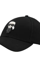 bejzbol kapa ikonik Karl Lagerfeld 	črna	